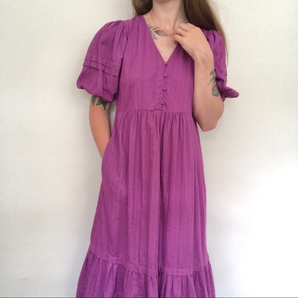 Universal Thread Purple Cottagecore Dress - Picture 13 of 14